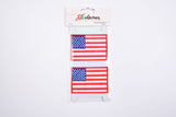American Flag Patch - United States of America Patch (2 Pieces Pack) Iron on , Sew on, Embroidered patches. - GK- 49 - G.k Fashion Fabrics