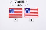 American Flag Patch - United States of America Patch (2 Pieces Pack) Iron on , Sew on, Embroidered patches. - GK- 49 - G.k Fashion Fabrics