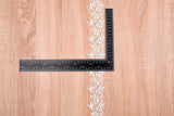 Floral Border Crochet Lace Trim with Handwork Beads - GK- 67 - G.k Fashion Fabrics