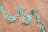 Multiple Flowers Crochet Lace Trim with Sequins and Beads - GK- 74 - G.k Fashion Fabrics