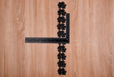 Big Flowers Crochet Lace Trim with Sequins - GK- 75 - G.k Fashion Fabrics