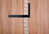 Big Flowers Crochet Lace Trim with Sequins - GK- 75 - G.k Fashion Fabrics
