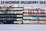Original 100% Silk Print Stretch Silk Fabric, 19 Momme Mulberry Silk Fabric.100% CRUELTY-FREE SILK Fashion Apparel width 48 inch - G.k Fashion Fabrics Silk