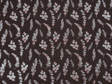 Acrylic Blended Tweed Fabric Sparkling print / Premium Designer Made - G.k Fashion Fabrics Leaves / Price per Half Yard