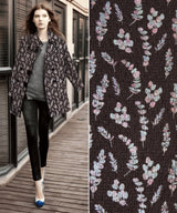 Acrylic Blended Tweed Fabric Sparkling print / Premium Designer Made - G.k Fashion Fabrics