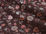 Acrylic Blended Tweed Fabric Sparkling print / Premium Designer Made - G.k Fashion Fabrics Floral / Price per Half Yard
