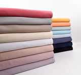 All Colors Pack Swatches - G.k Fashion Fabrics 100% Viscose Poplin solid Fabric / 10x10 cm/ All Colors Swatches Pack