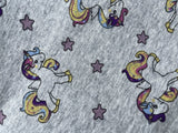 Alpine Fleece Colorful Unicorn Print Fabric - G.k Fashion Fabrics fabric