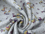 Alpine Fleece Colorful Unicorn Print Fabric - G.k Fashion Fabrics fabric