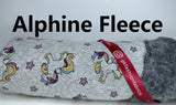 Alpine Fleece Colorful Unicorn Print Fabric - G.k Fashion Fabrics fabric