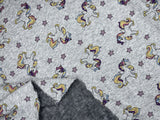 Alpine Fleece Colorful Unicorn Print Fabric - G.k Fashion Fabrics fabric