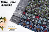 Alpine Fleece Cool Skull Print Fabric- 5008 - G.k Fashion Fabrics fabric
