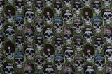 Alpine Fleece Cool Skull Print Fabric- 5008 - G.k Fashion Fabrics fabric