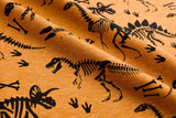 Alpine Fleece Dinosaur Bones Print Fabric - G.k Fashion Fabrics fabric