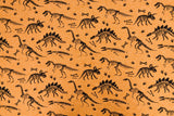 Alpine Fleece Dinosaur Bones Print Fabric - G.k Fashion Fabrics fabric