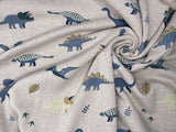 Alpine Fleece Dinosaur Print Fabric - G.k Fashion Fabrics fabric