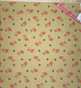 Alpine Fleece Fox Print Fabric - G.k Fashion Fabrics fabric