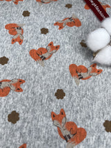 Alpine Fleece Fox Print Fabric - G.k Fashion Fabrics fabric