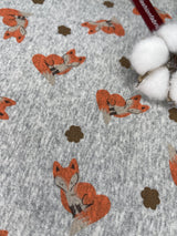 Alpine Fleece Fox Print Fabric - G.k Fashion Fabrics fabric