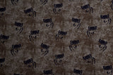 Alpine Fleece Graffiti Wolf Print Fabric - 5004 - G.k Fashion Fabrics fabric