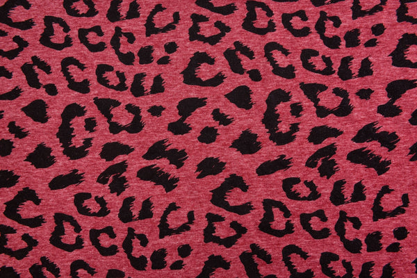 Alpine Fleece Leopard Print Fabric - G.k Fashion Fabrics fabric