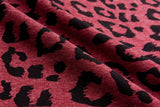Alpine Fleece Leopard Print Fabric - G.k Fashion Fabrics fabric