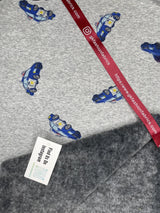 Alpine Fleece Police Cars Print Fabric - G.k Fashion Fabrics fabric