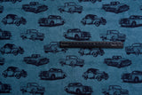 Alpine Fleece Retro Cars Print Fabric - 5006 - G.k Fashion Fabrics fabric