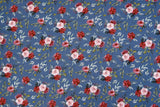 Alpine Fleece Roses Print Fabric- 5003 - G.k Fashion Fabrics fabric