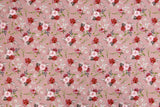 Alpine Fleece Roses Print Fabric- 5003 - G.k Fashion Fabrics fabric
