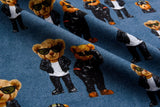 Alpine Fleece Stylish Teddy Bear Print Fabric- 5005 - G.k Fashion Fabrics fabric