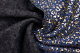 Alpine Fleece Tiger Foil Print Fabric - G.k Fashion Fabrics fabric