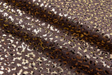 Alpine Fleece Tiger Foil Print Fabric - G.k Fashion Fabrics fabric