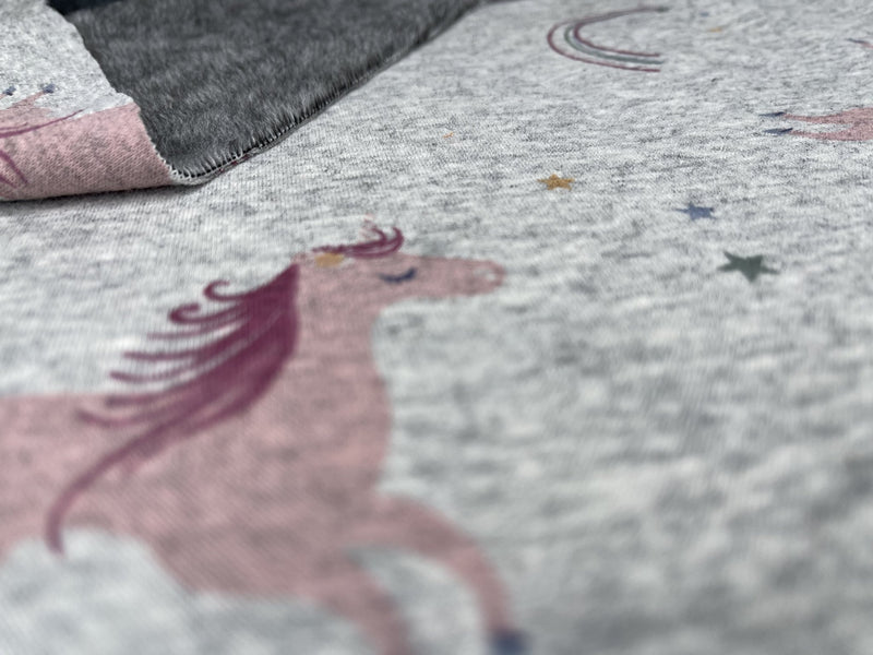 Alpine Fleece Unicorn Print Fabric - G.k Fashion Fabrics fabric