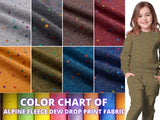 Alpine Fleece with Star Dew Drops Fabric- 18490 - G.k Fashion Fabrics fabric