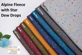 Alpine Fleece with Star Dew Drops Fabric- 18490 - G.k Fashion Fabrics fabric