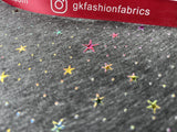Alpine Fleece with Star Dew Drops Fabric - G.k Fashion Fabrics fabric
