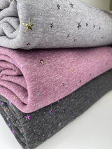 Alpine Fleece with Star Dew Drops Fabric - G.k Fashion Fabrics fabric