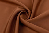 Back Crepe Marino Matt Satin Fabric Medium Weighted Soft 60" Wide / Medium Weighted Fabric - G.k Fashion Fabrics Camel / Price per Half Yard satin