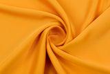 Back Crepe Marino Matt Satin Fabric Medium Weighted Soft 60" Wide / Medium Weighted Fabric - G.k Fashion Fabrics Yellow / Price per Half Yard satin