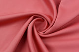 Back Crepe Marino Matt Satin Fabric Medium Weighted Soft 60" Wide / Medium Weighted Fabric - G.k Fashion Fabrics Coral / Price per Half Yard satin
