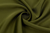 Back Crepe Marino Matt Satin Fabric Medium Weighted Soft 60" Wide / Medium Weighted Fabric - G.k Fashion Fabrics Ivy / Price per Half Yard satin