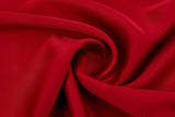 Back Crepe Marino Matt Satin Fabric Medium Weighted Soft 60" Wide / Medium Weighted Fabric - G.k Fashion Fabrics Crimson / Price per Half Yard satin