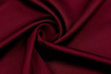 Back Crepe Marino Matt Satin Fabric Medium Weighted Soft 60" Wide / Medium Weighted Fabric - G.k Fashion Fabrics Burgundy / Price per Half Yard satin