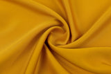 Back Crepe Marino Matt Satin Fabric Medium Weighted Soft 60" Wide / Medium Weighted Fabric - G.k Fashion Fabrics Gold / Price per Half Yard satin