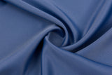 Back Crepe Marino Matt Satin Fabric Medium Weighted Soft 60" Wide / Medium Weighted Fabric - G.k Fashion Fabrics Smoky Blue / Price per Half Yard satin