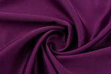 Back Crepe Marino Matt Satin Fabric Medium Weighted Soft 60" Wide / Medium Weighted Fabric - G.k Fashion Fabrics Mulberry / Price per Half Yard satin