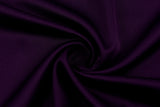 Back Crepe Marino Matt Satin Fabric Medium Weighted Soft 60" Wide / Medium Weighted Fabric - G.k Fashion Fabrics Purple / Price per Half Yard satin