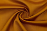 Back Crepe Marino Matt Satin Fabric Medium Weighted Soft 60" Wide / Medium Weighted Fabric - G.k Fashion Fabrics Dark Gold / Price per Half Yard satin