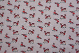 Bambi / Deer Print Cotton Flannel Fabric - G.k Fashion Fabrics